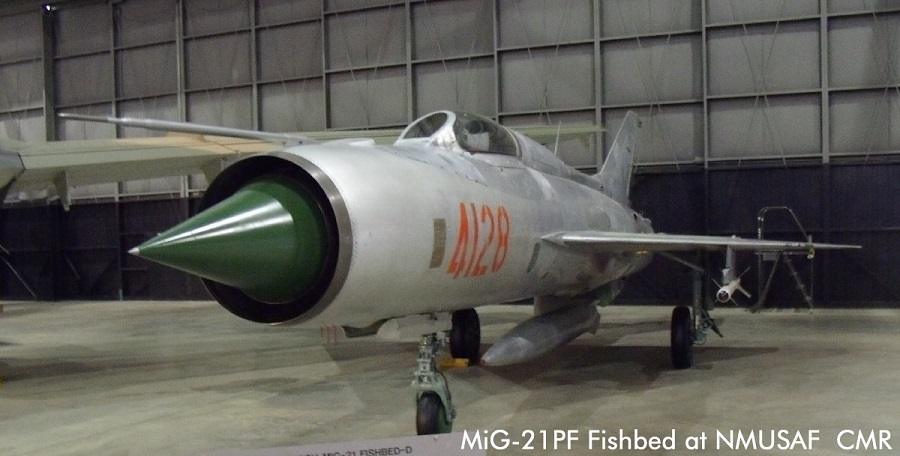 MiG-21 displayed at NMUSAF