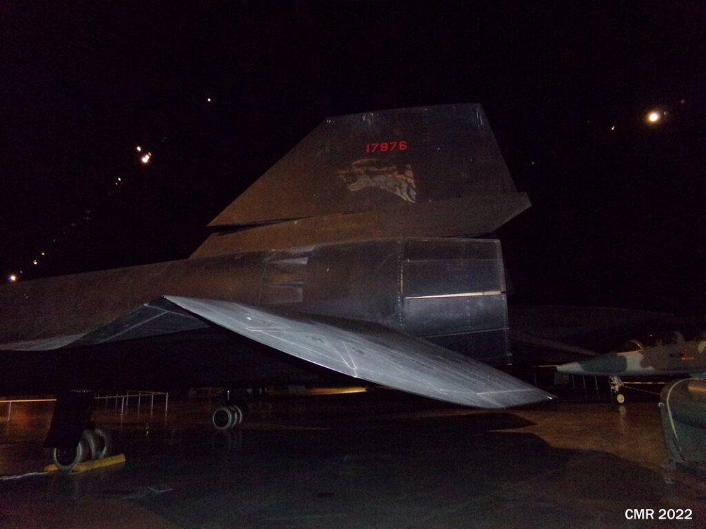 SR-71 exhaust and tail.