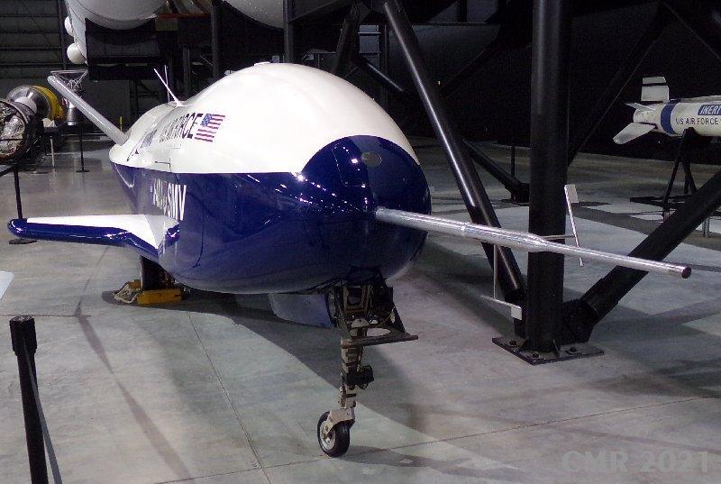 Boeing X-40 Space Maneuver Vehicle on display at NMUSAF.
