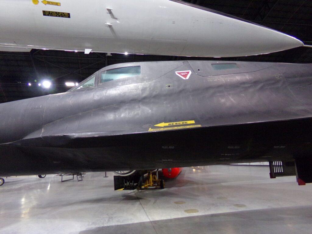 YF-12A Blackbird forward fuselage side view
