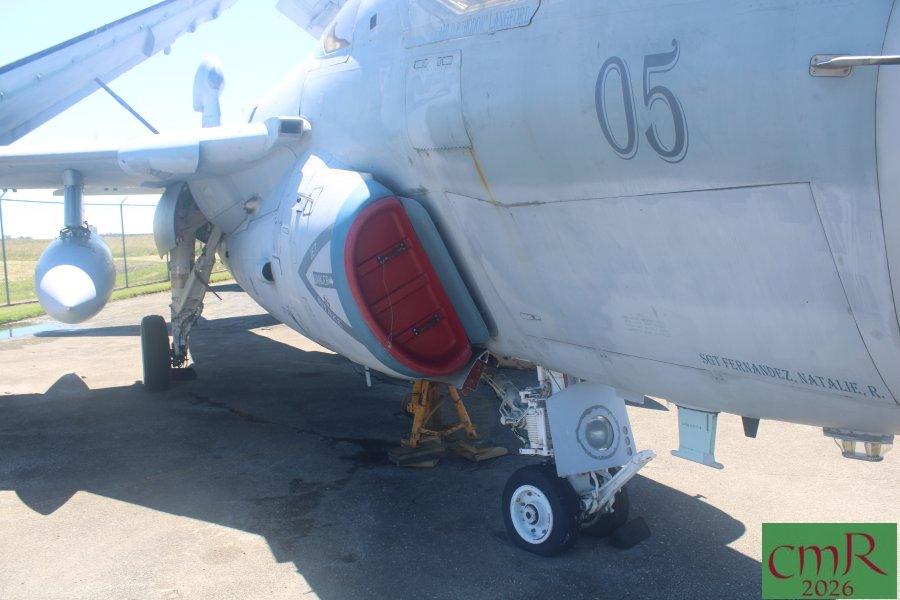 Grumman EA-6B Prowler intake as seen from forward