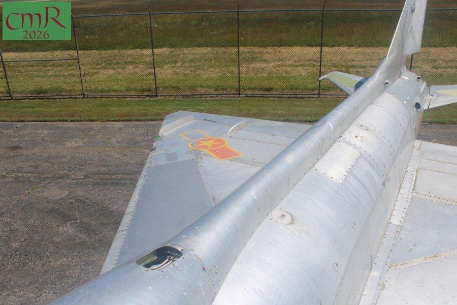 MiG-21F-13 fuselage from above
