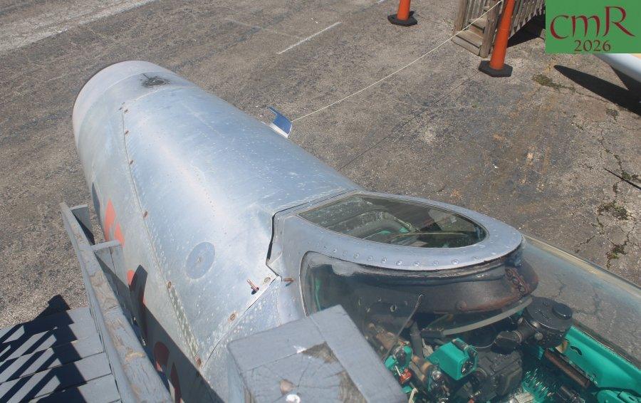 MiG-21F-13 nose from overhead